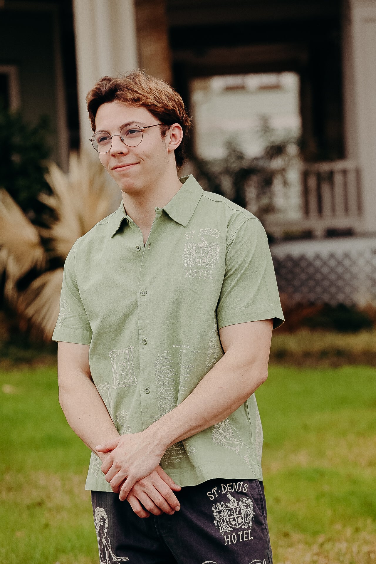 Hotel Camp Shirt- Mint Green