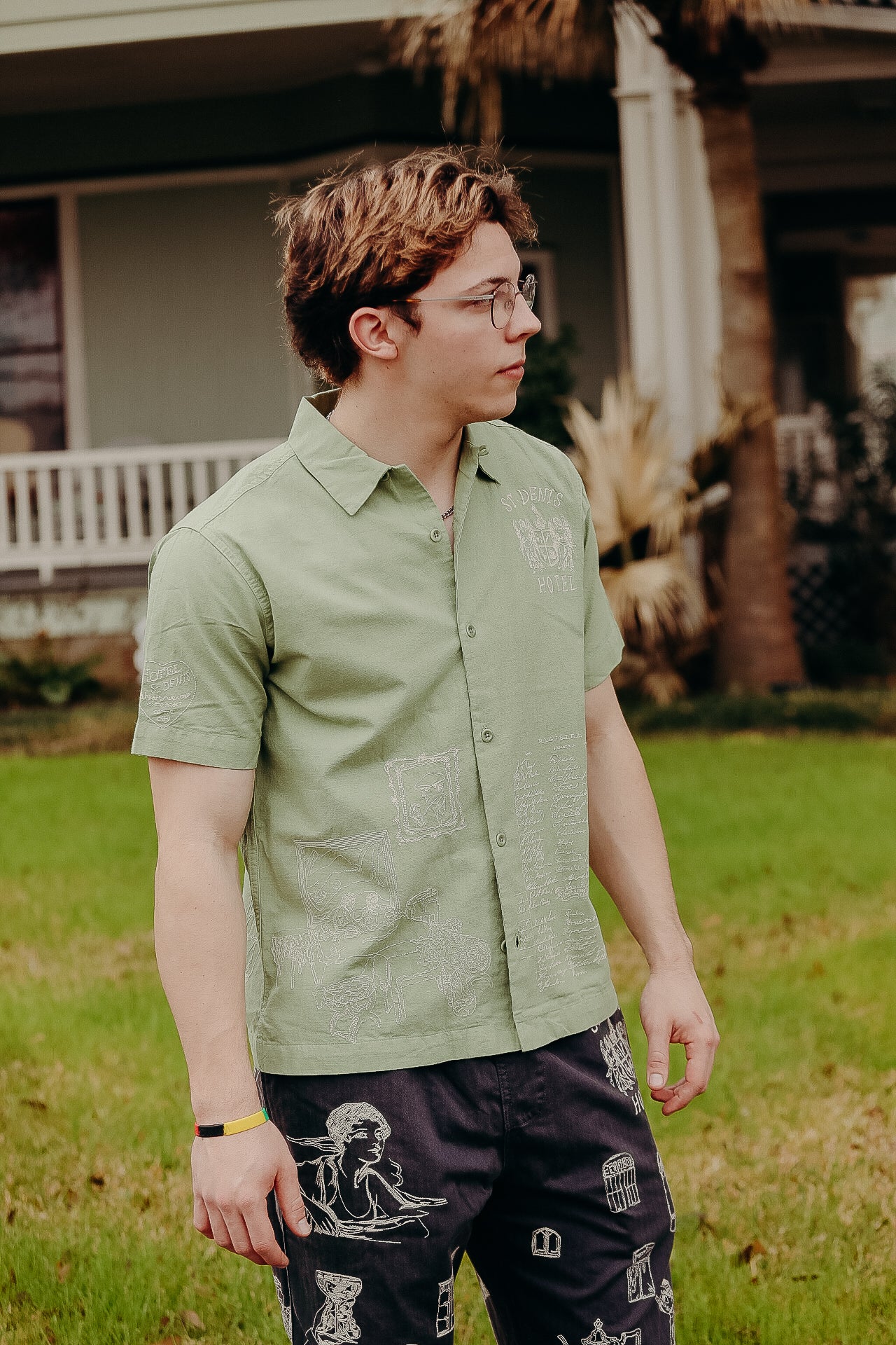 Hotel Camp Shirt- Mint Green