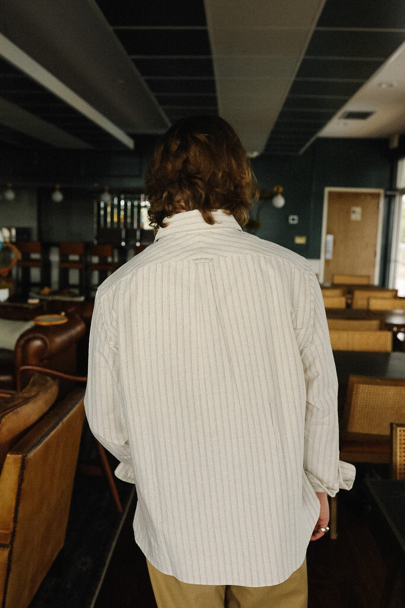 ANM Oxford Shirt -Cream Stripe – Iron Shop Provisions