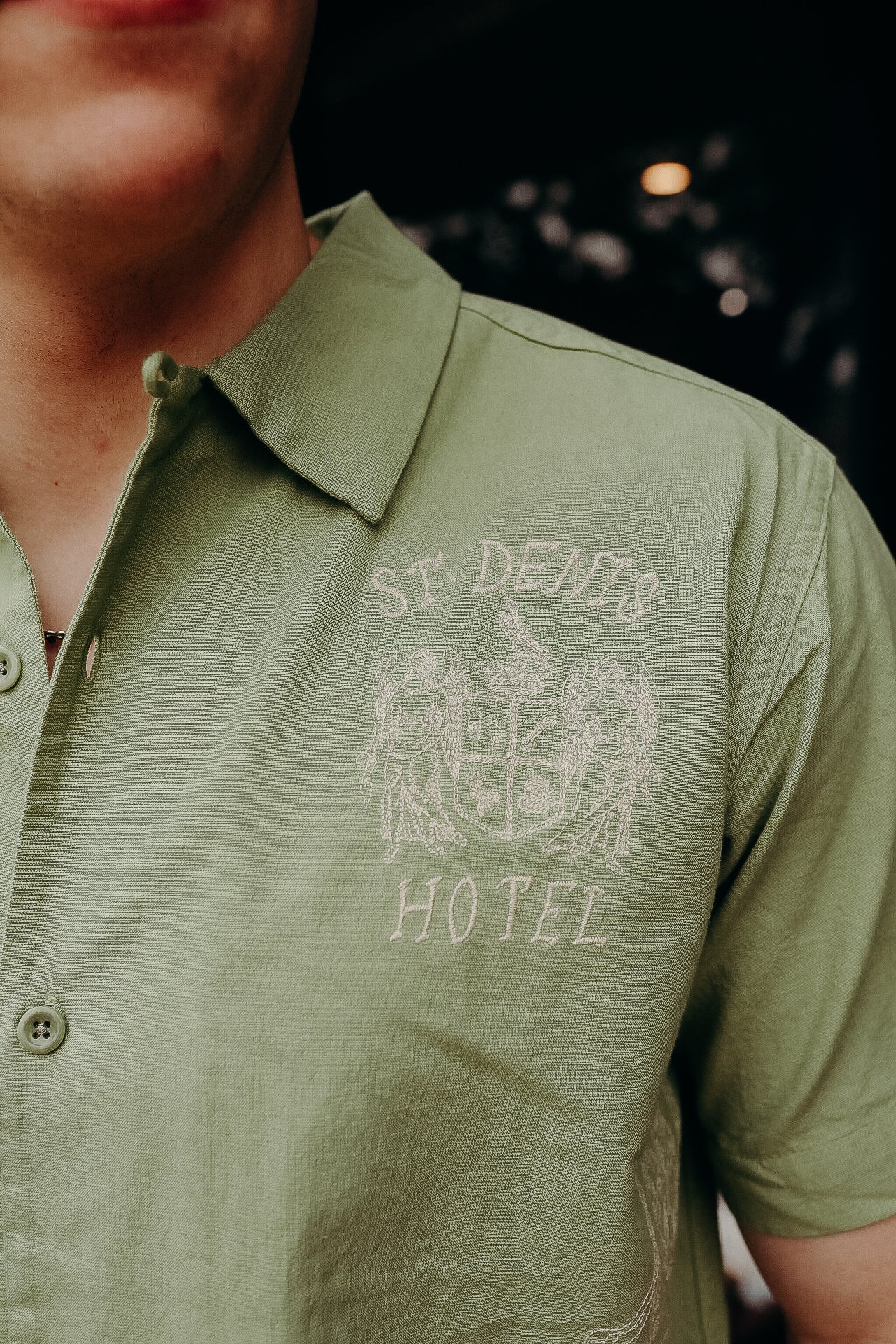 Hotel Camp Shirt- Mint Green