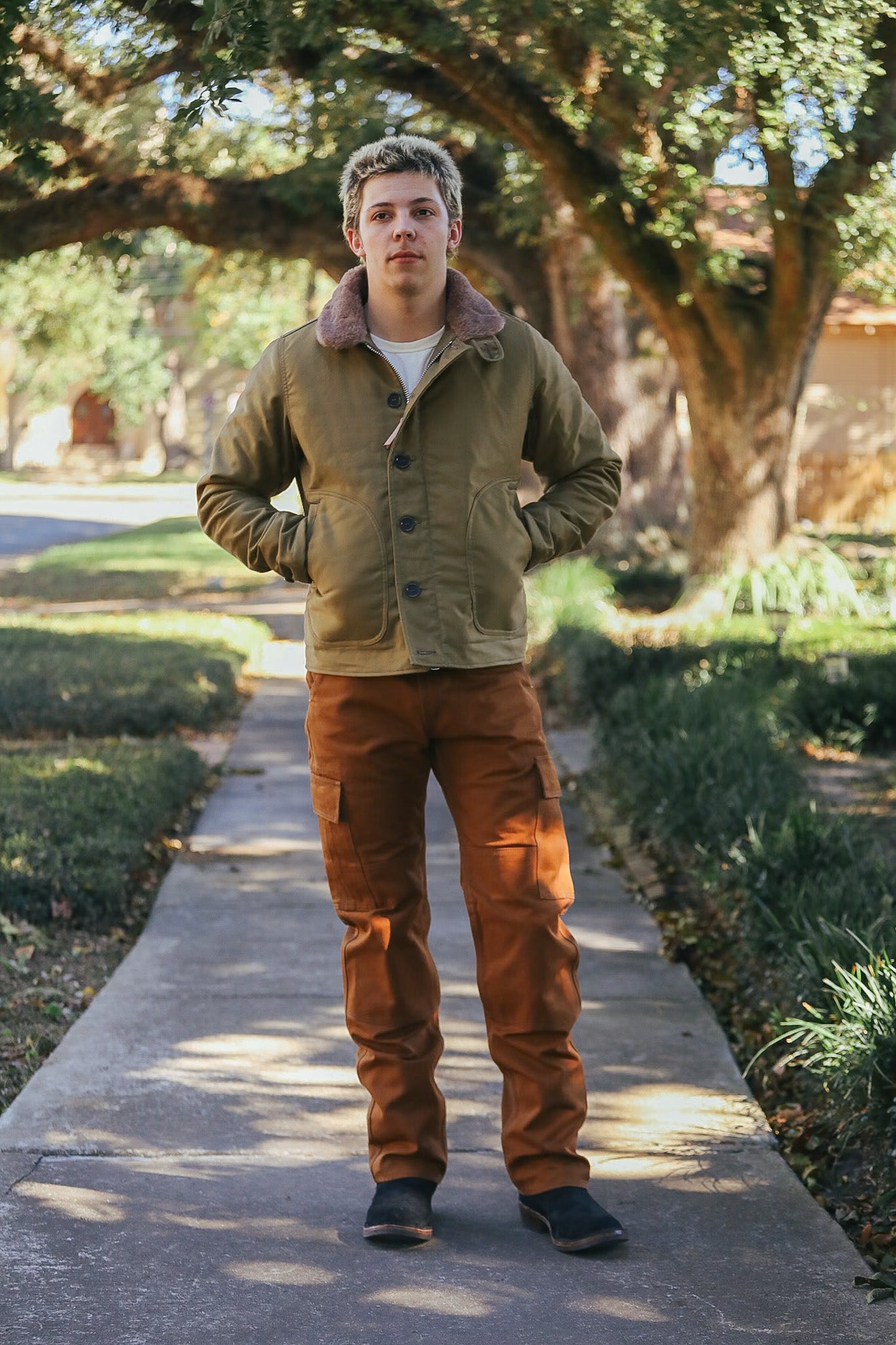 IHM-35-KHA Whipcord N1 Deck Jacket - Khaki – Iron Shop Provisions