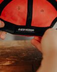 Waxed Vintage Trucker- Nautical Red