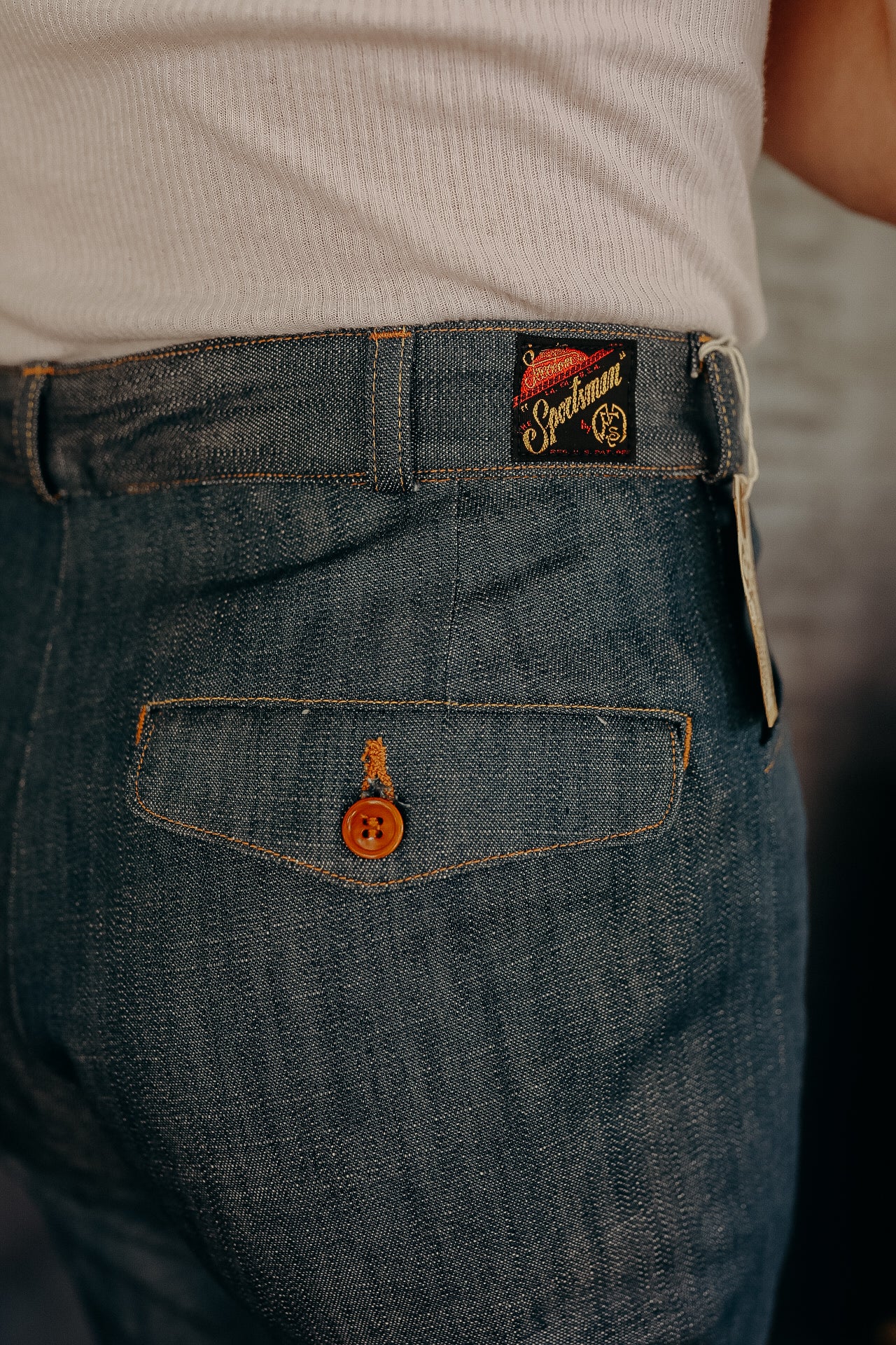 "NOUVELLE VAGUE" SLACKS - NOS "PLAYER" DENIM