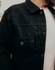 14oz Type2 Black Denim Jacket (JBGJ10024A)