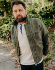 RJ-1 Riders Jacket - Waxed Canvas Olive for ISP
