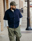Short Sleeve Work Shirt- Midnight Twill