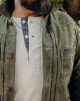 RJ-1 Riders Jacket - Waxed Canvas Olive for ISP