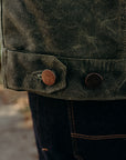RJ-1 Riders Jacket - Waxed Canvas Olive for ISP