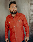 10oz Organic Chambray Work Shirt - Red