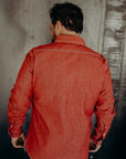 10oz Organic Chambray Work Shirt - Red