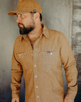 10oz Organic Chambray Work Shirt - Mocha IHSH-363-MOC