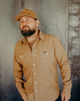 10oz Organic Chambray Work Shirt - Mocha IHSH-363-MOC