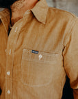 10oz Organic Chambray Work Shirt - Mocha IHSH-363-MOC