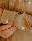 10oz Organic Chambray Work Shirt - Mocha IHSH-363-MOC