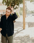 Mechanic Shirt - Midnight Linen/ Viscose