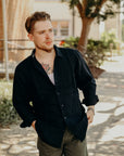Mechanic Shirt - Midnight Linen/ Viscose