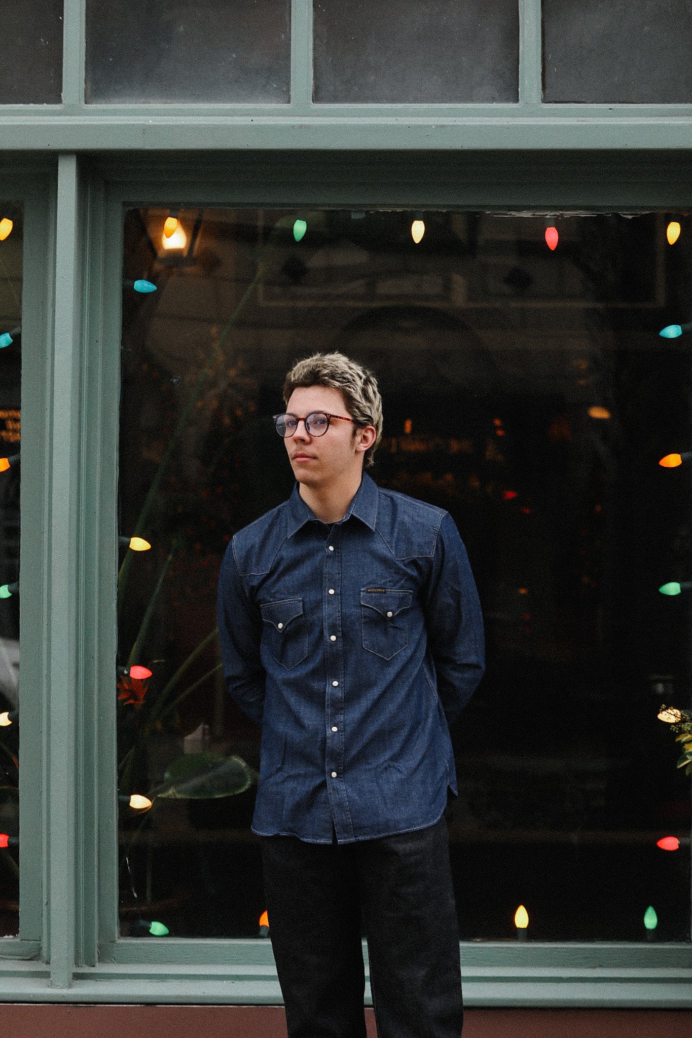 Sideras Shirt- Indigo Chambray – Iron Shop Provisions