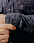 10oz Selvedge Denim Western Shirt - Indigo