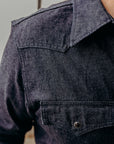 10oz Selvedge Denim Western Shirt - Indigo