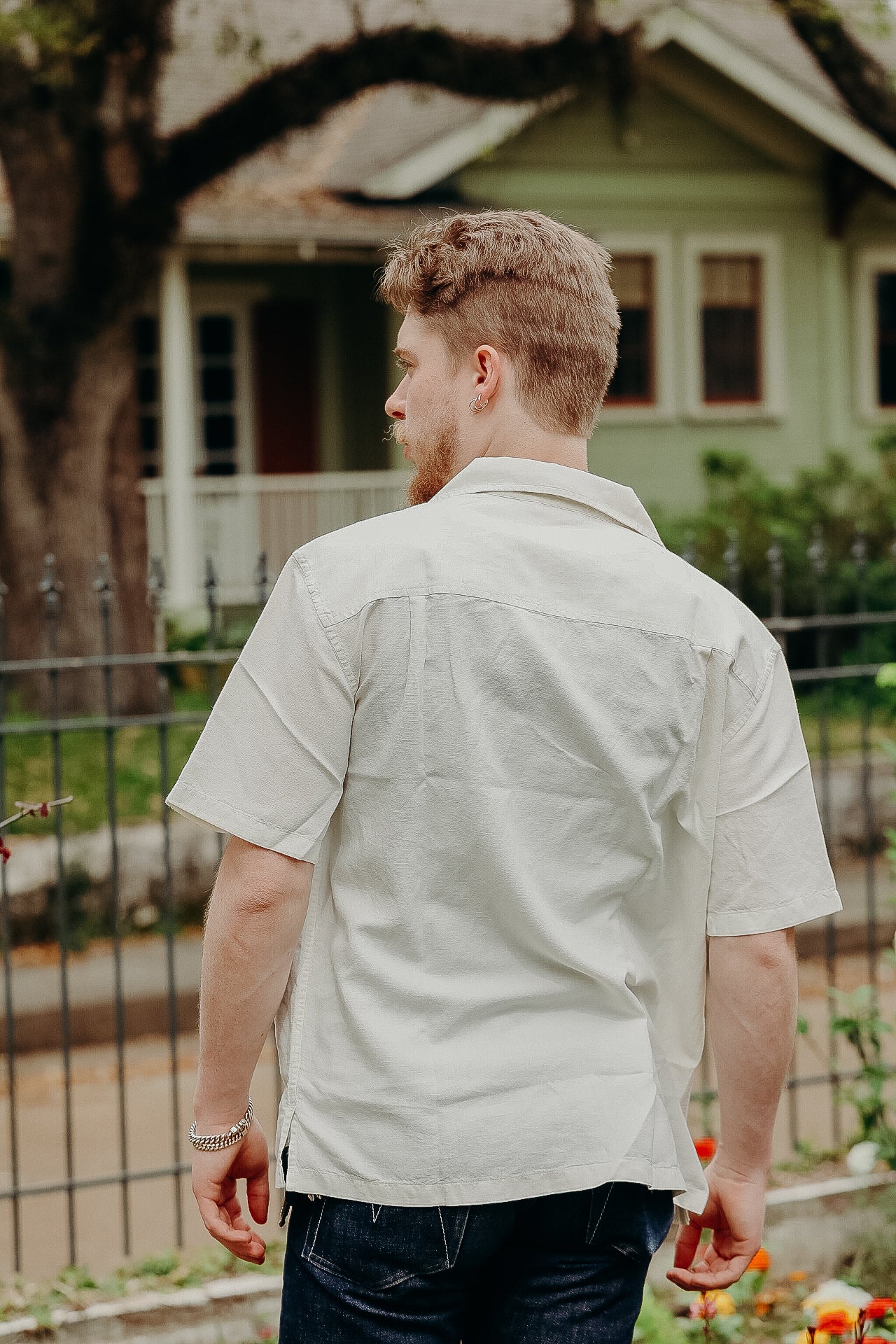 West Linen Shirt - Bone