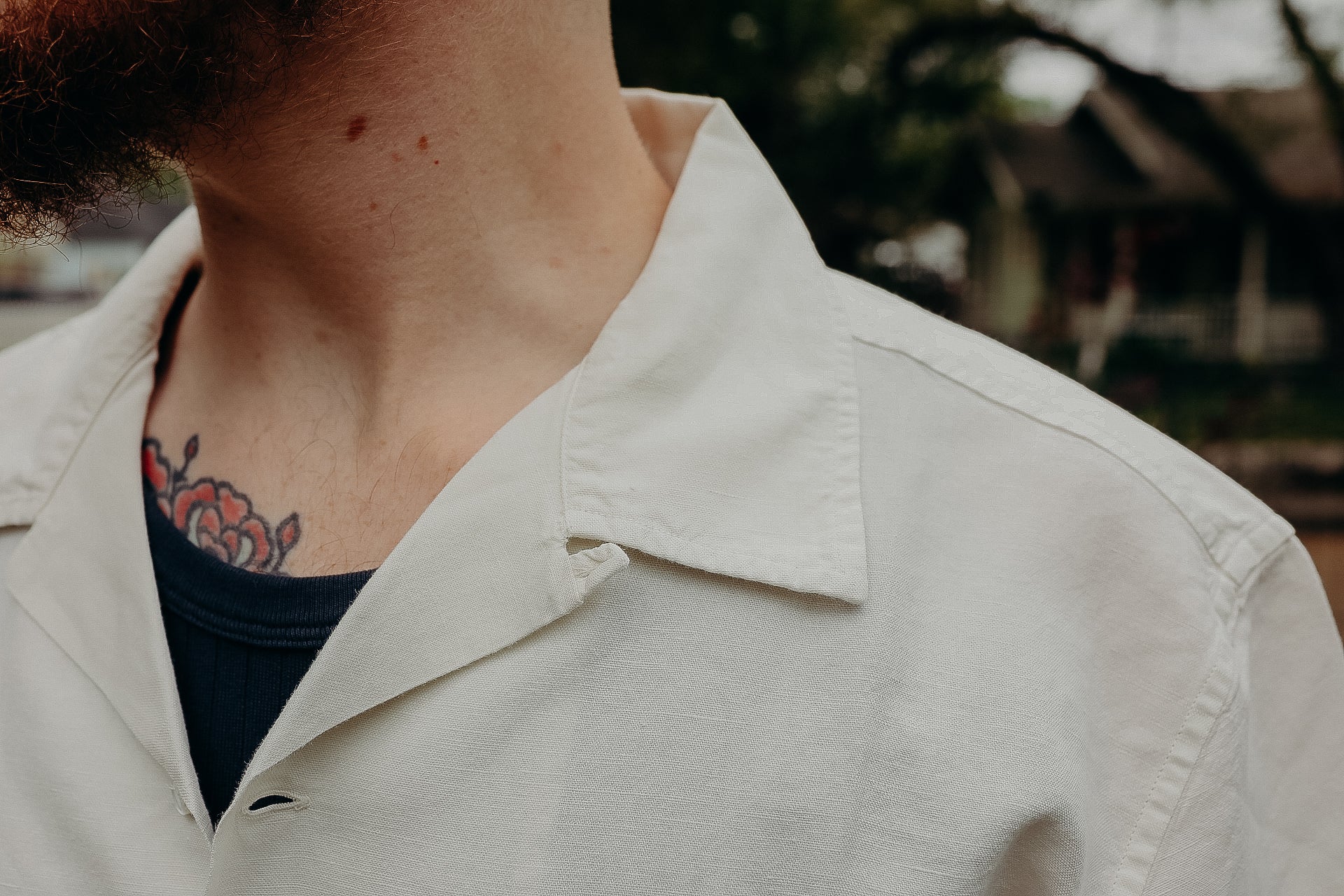 West Linen Shirt - Bone