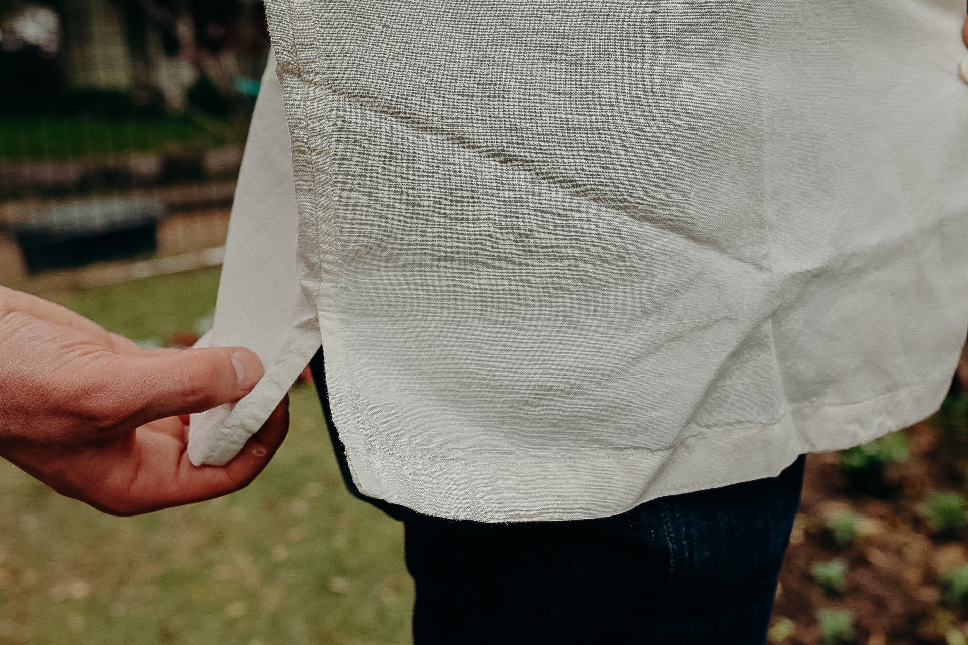 West Linen Shirt - Bone