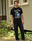 ANM x ISP "Denim Cat" Loopwheel Tee-Black