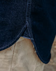 10oz Selvedge Denim Western Shirt - Indigo Overdyed Blue