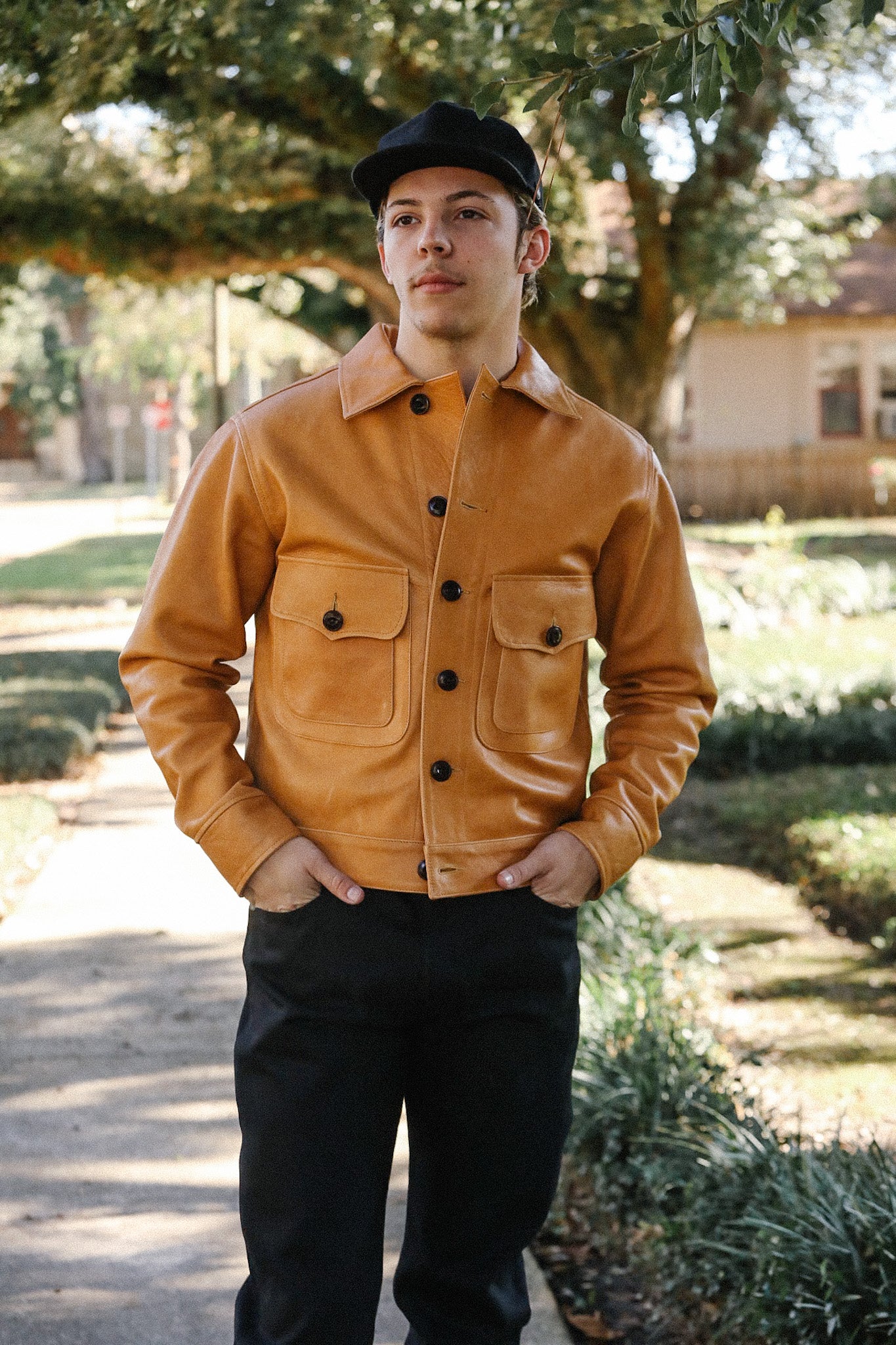 Grafton Jacket-Tan Horsehide – Iron Shop Provisions
