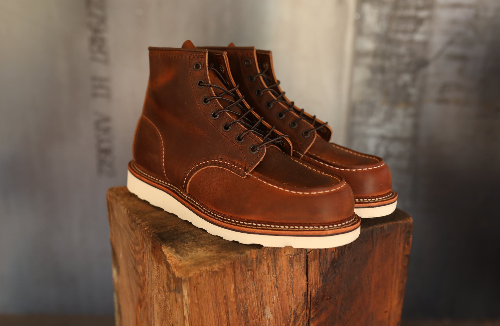 Wing 1907 Red Wing Heritage Review Moc Toe- 6