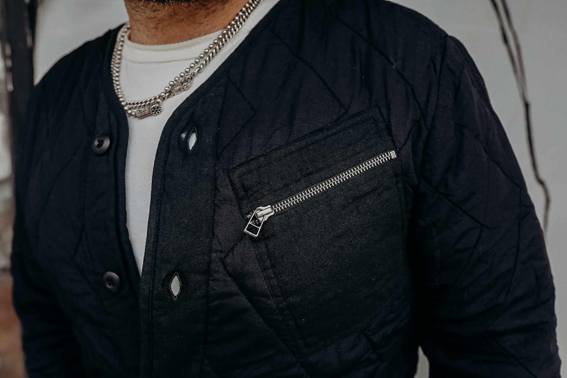 Liner Jacket Onyx Tencel