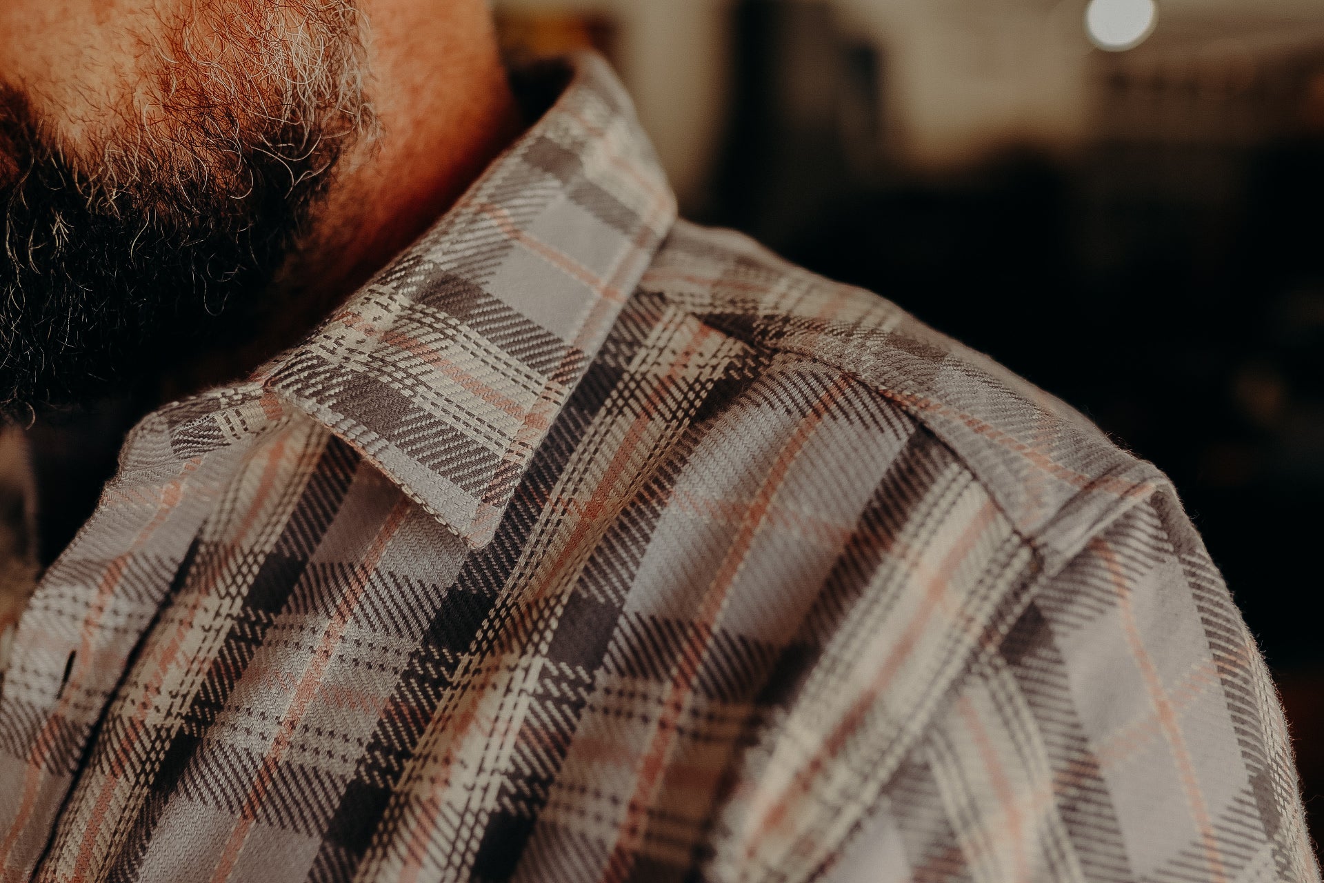 Flannel Work Shirt- Grey