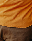 Leon Raglan Sweater- Orange / Green Resin