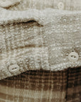 Crosscut Flannel -Alabaster Jacquard