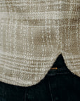 Crosscut Flannel -Alabaster Jacquard