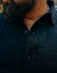 Mechanic Shirt - Midnight Linen/ Viscose