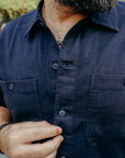 Short Sleeve Work Shirt- Midnight Twill
