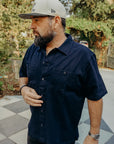 Short Sleeve Work Shirt- Midnight Twill