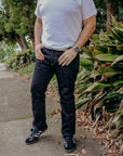 14oz 555 Broken Twill Selvedge Denim Super Slim Cut Jeans - Indigo