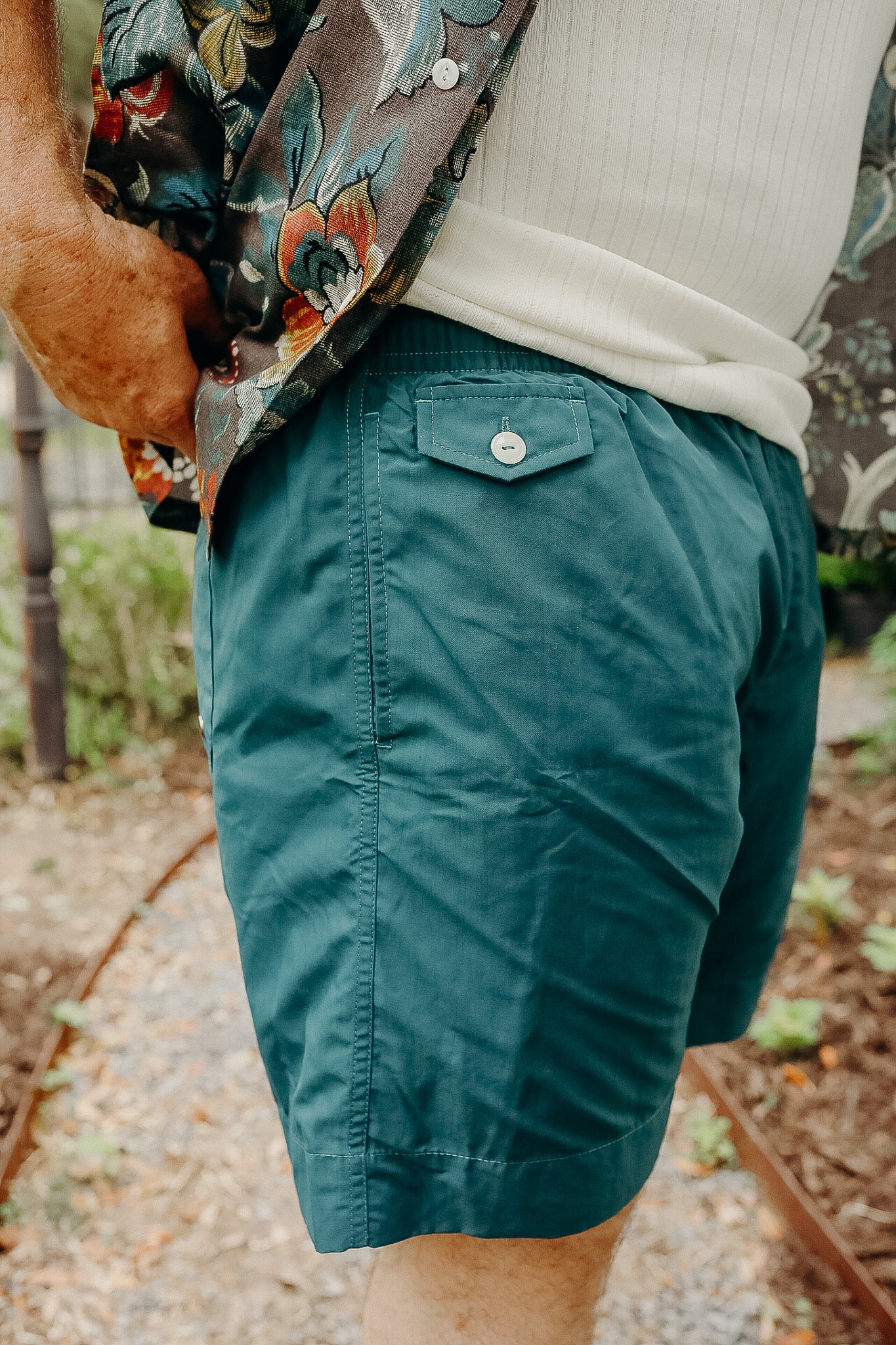 Brighton Recycled Swim Short - Teal