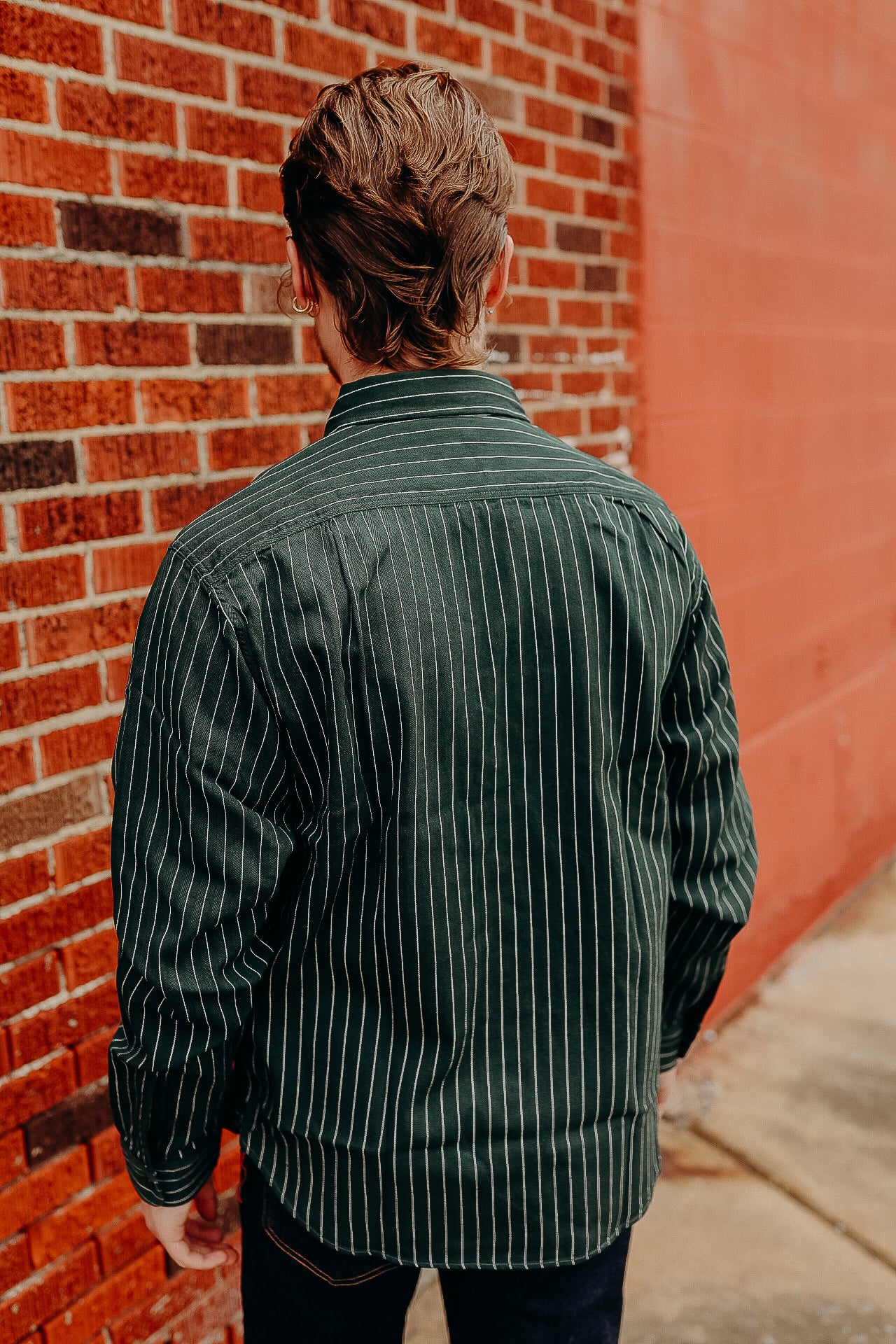 SC28652 Sugar Cane Coke Stripe Long Sleeve Work Shirt- Green – Iron Shop  Provisions