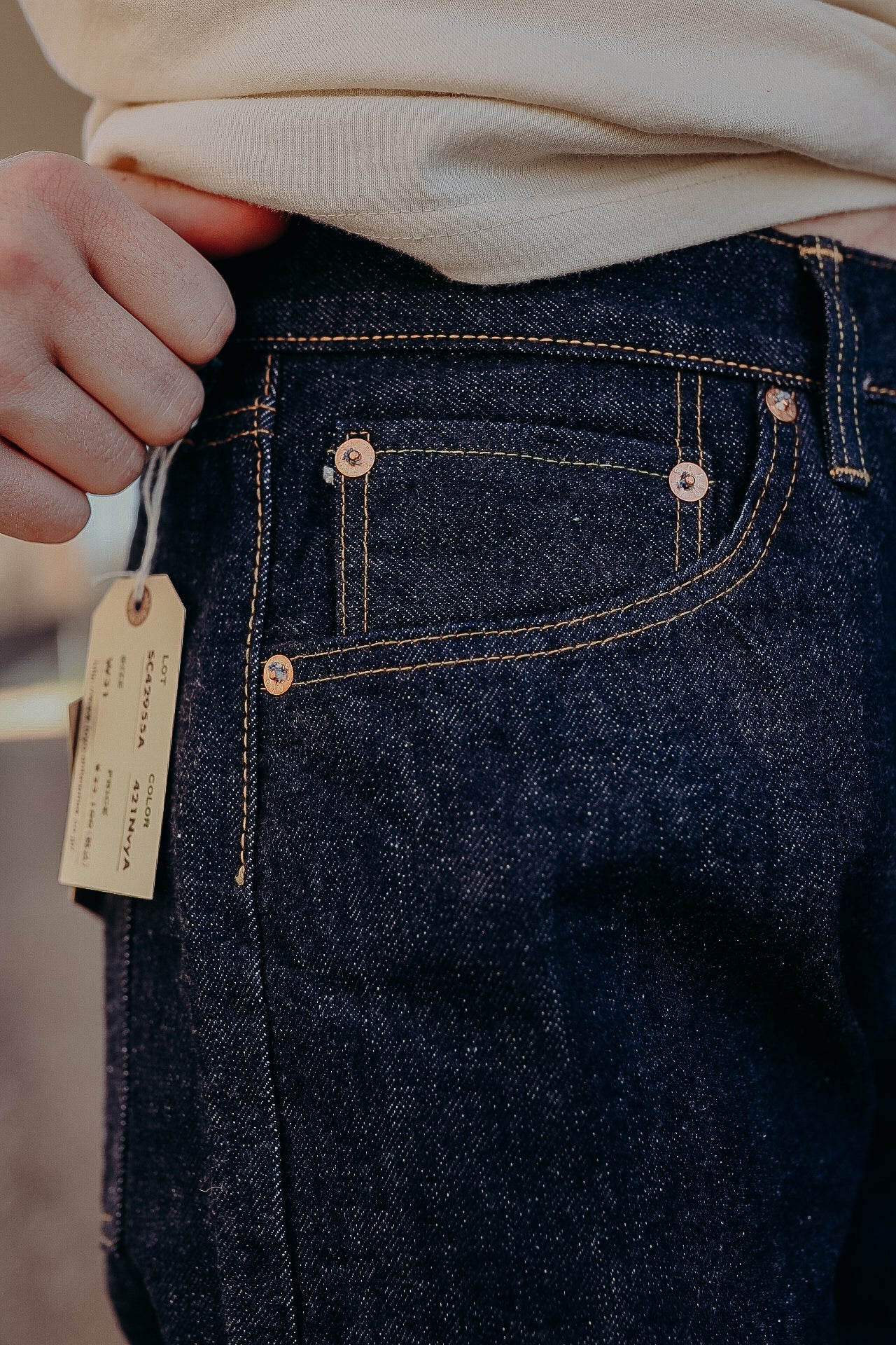 1955Z Cut- 14oz Indigo Denim (SC42955A)