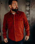 Alamo Shirt, Cotton Twill- Tiger Heron