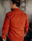 Alamo Shirt, Cotton Twill- Tiger Heron
