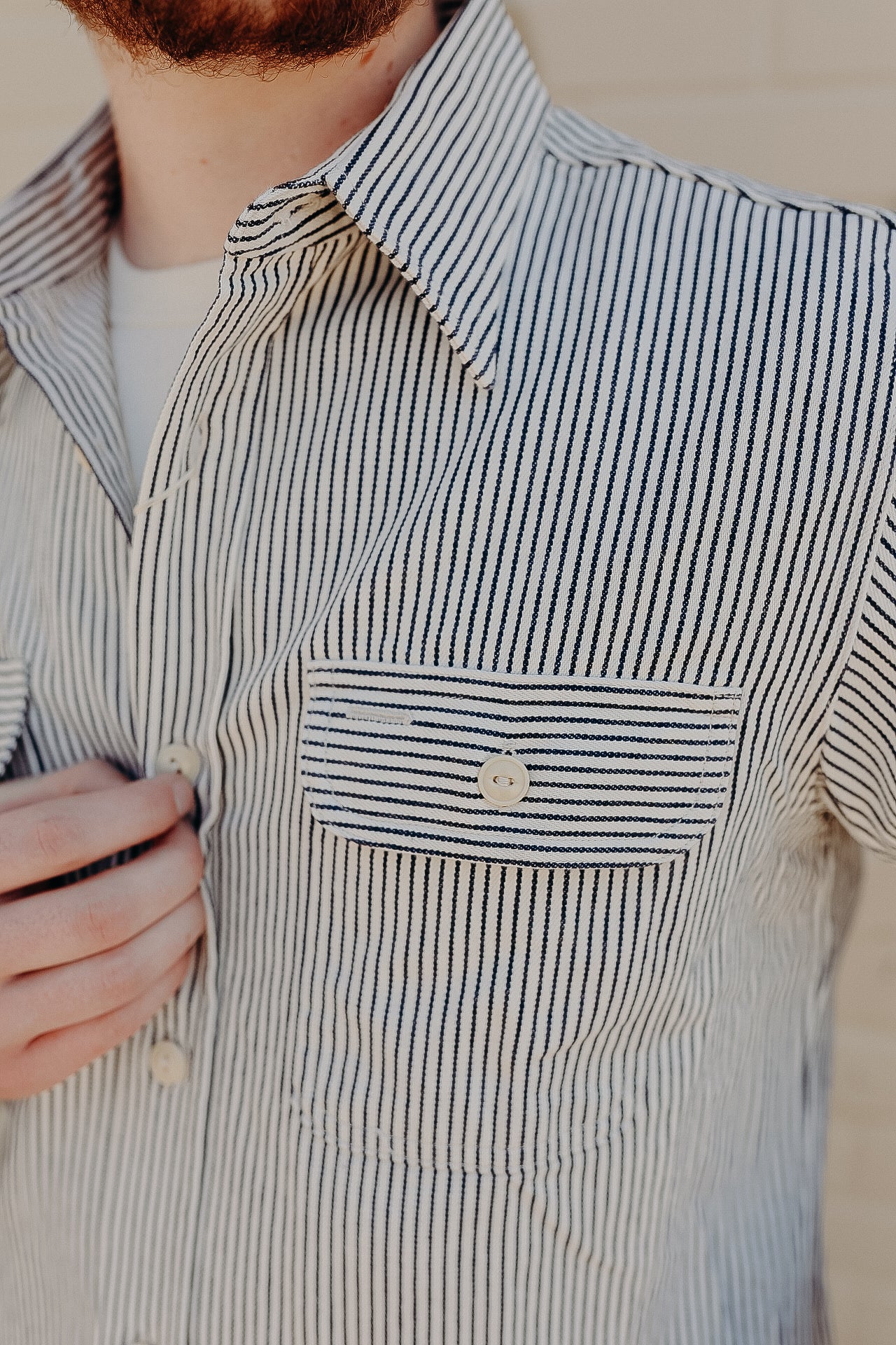 トップス 70s Angelica stripe cotton work shirt Women Addison Shirt Stripe Mix Khaki Multi at AG Jeans