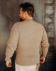Big Waffle Thermal Henley- Beige