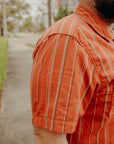 Dayton S/S- Orange Stripe