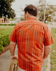 Dayton S/S- Orange Stripe
