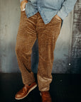 Italian Donegal Corduroy 5-pocket - Rolling Sand