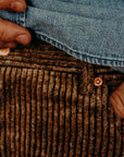 Italian Donegal Corduroy 5-pocket - Rolling Sand